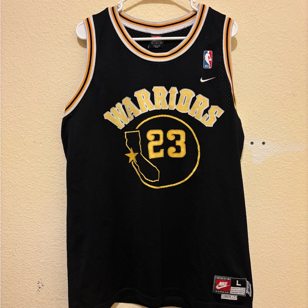 Nike Golden State Warriors Jason Richardson #23 Black Basketball Size L